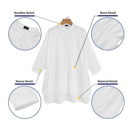 Women's Casual Loose Oversize Blouse - Wnkrs