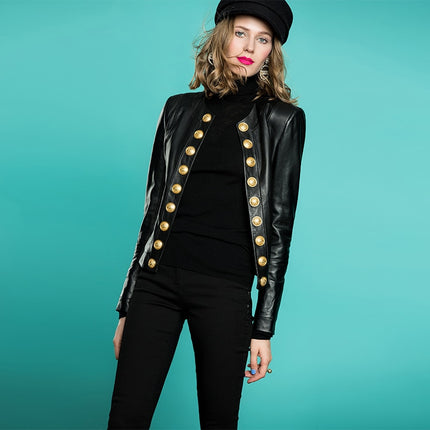 Women's Stylish Leather Jacket - Wnkrs