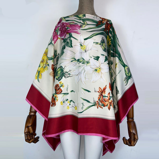 Women's Loose Silk Tunic - Wnkrs