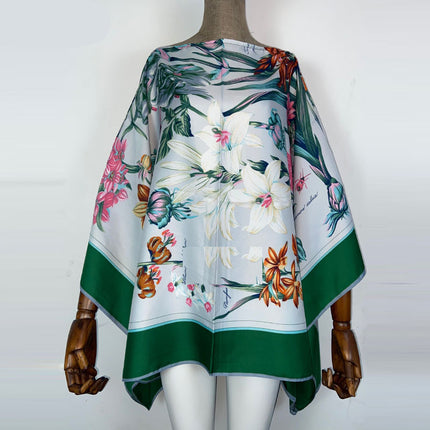Women's Loose Silk Tunic - Wnkrs