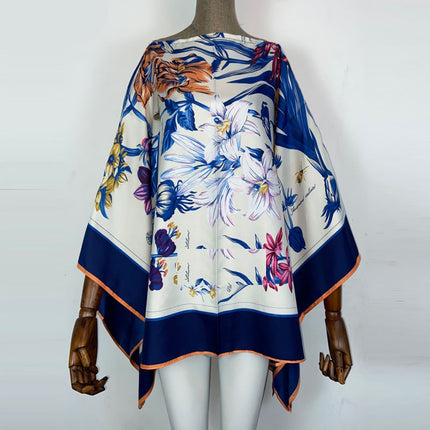 Women's Loose Silk Tunic - Wnkrs
