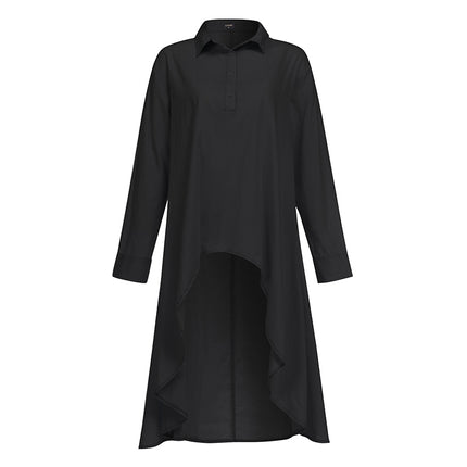 Women's Assymetrical Solid Blouse - Wnkrs