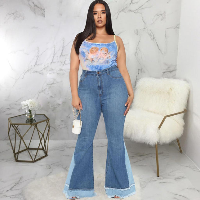 All-Match Plus Size Wide-Leg Jeans - wnkrs