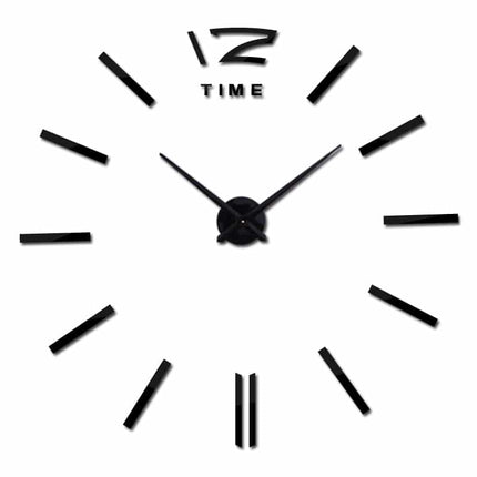 Large Acrylic Mirror Wall Clock - wnkrs