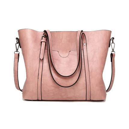 Fashion Large Capacity Women's PU Leather Tote Bag - Wnkrs