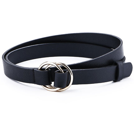 Women’s Elegant Casual Thin Leather Belt - Wnkrs