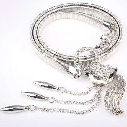 Exquisite Decorative Elastic Metal Women's Belt - Wnkrs