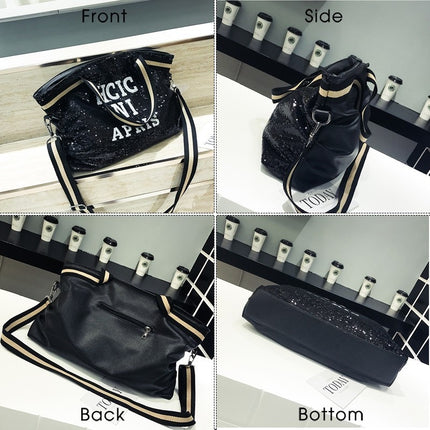 Fashion Sequined Top-Handle Bag - Wnkrs