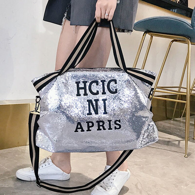 Fashion Sequined Top-Handle Bag - Wnkrs