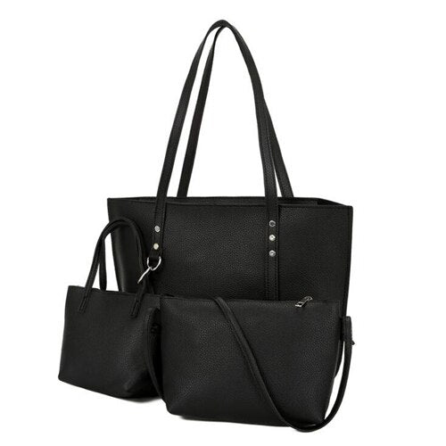 Women's Soft Leather Shoulder Handbag - Wnkrs