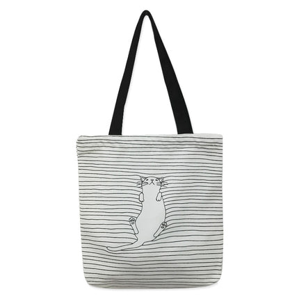 Foldable Shopping Canvas Tote Bag - Wnkrs