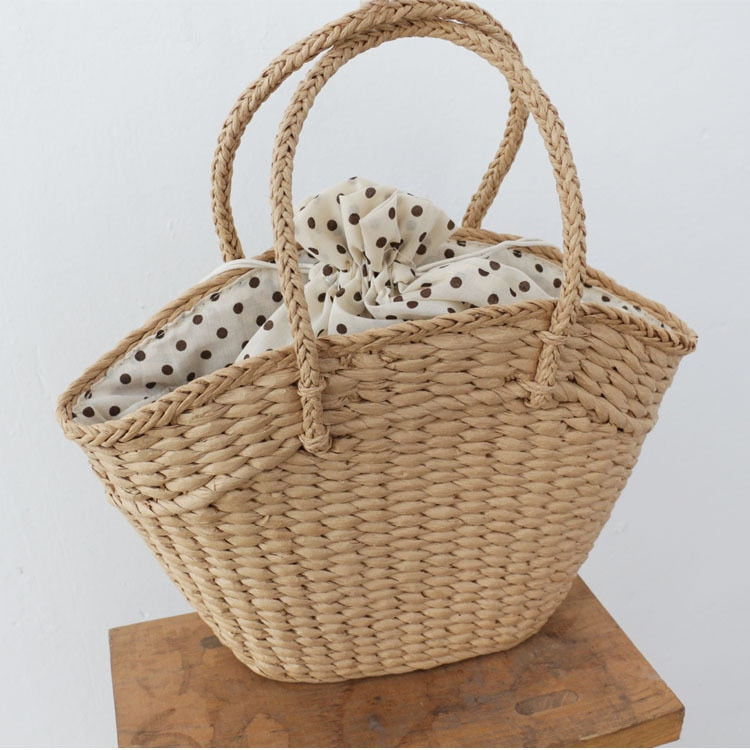 Boho Big Rattan Women's Handbag