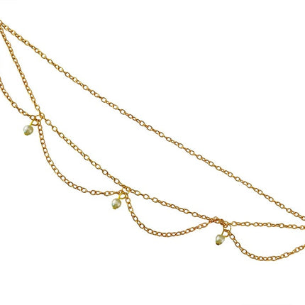 Gold Metal Women's Head Chain - wnkrs