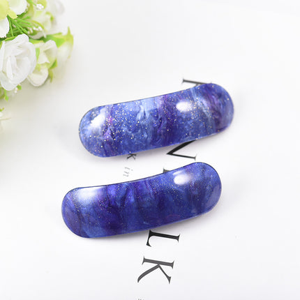 Acrylic Barrette in Marble Print - wnkrs
