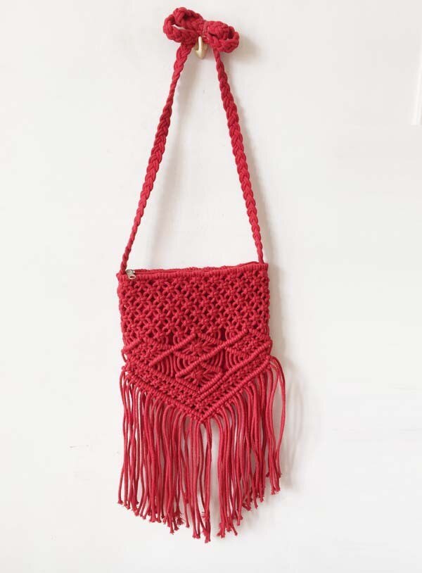 Fashion Bohemian Crochet Crossbody Bag for Women - Wnkrs