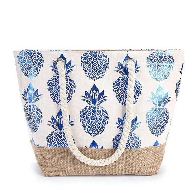 Women's Pineapple Print Tote Bag - Wnkrs