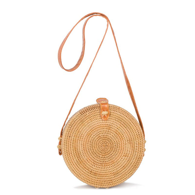 Women's Bohemian Straw Shoulder Bag - Wnkrs