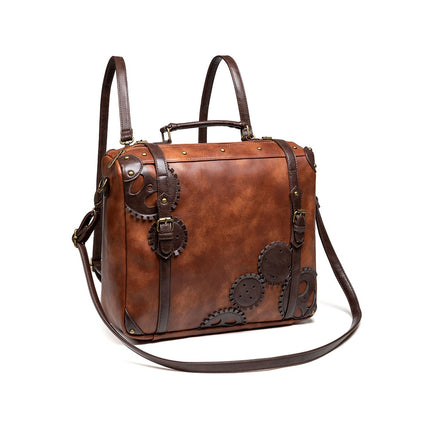 Steampunk Shoulder Bag with Gears - Wnkrs