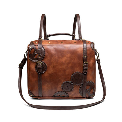 Steampunk Shoulder Bag with Gears - Wnkrs