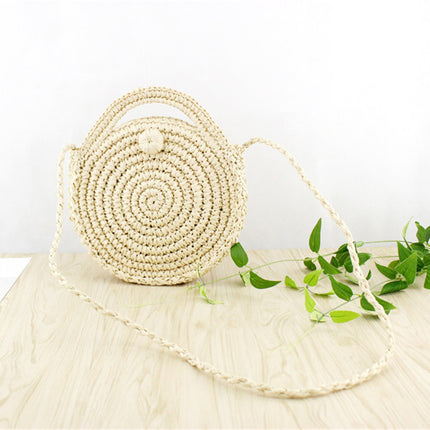 Women's Boho Woven Straw Crossbody Bag - Wnkrs