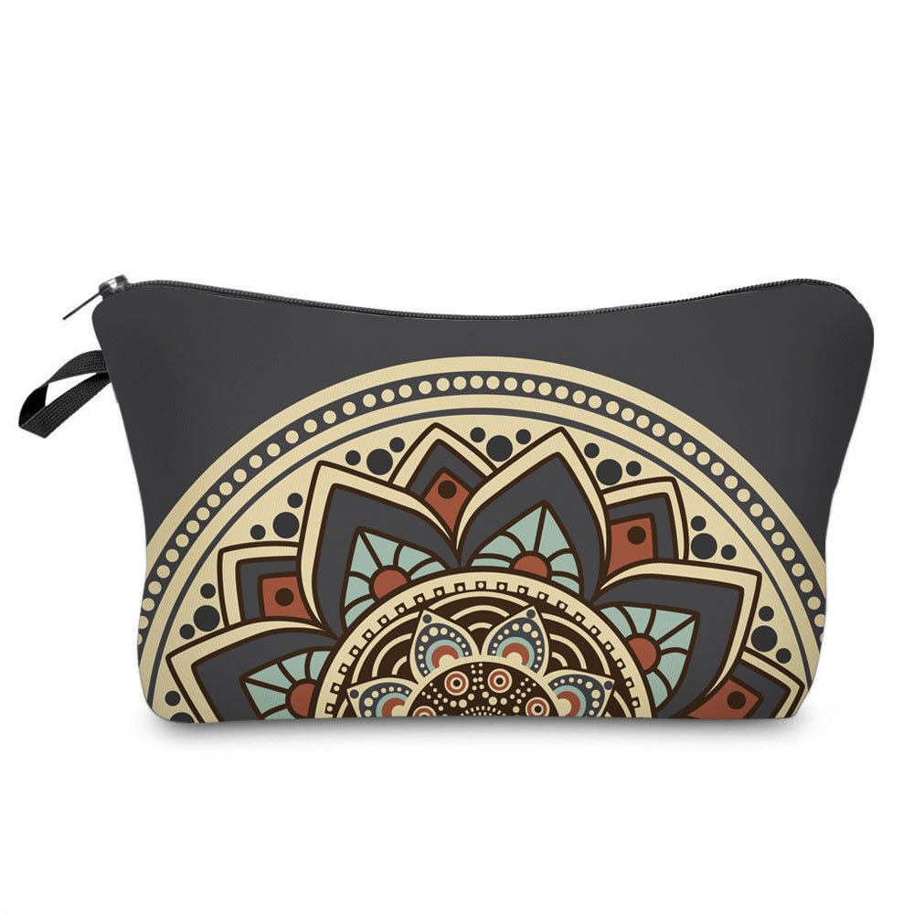 Vintage 3D Printed Cosmetic Bag