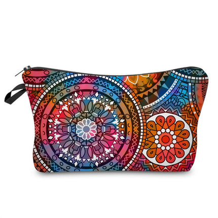 Vintage 3D Printed Cosmetic Bag - Wnkrs