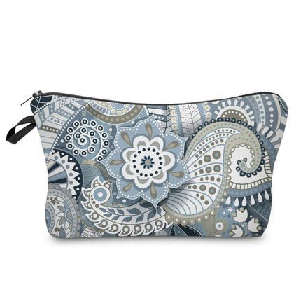 Vintage 3D Printed Cosmetic Bag - Wnkrs