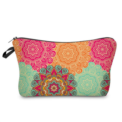 Vintage 3D Printed Cosmetic Bag - Wnkrs
