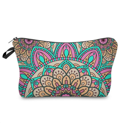 Vintage 3D Printed Cosmetic Bag - Wnkrs