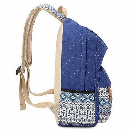 Ethnic Style Colorful Women's Canvas Backpack - Wnkrs