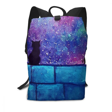 Women's Half Moon Printed Backpack - Wnkrs