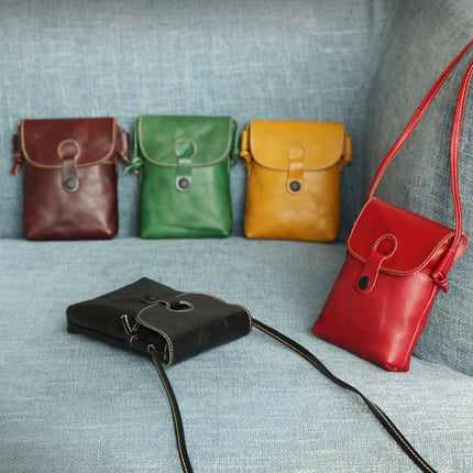 Women's Leather Mini Crossbody Bag - Wnkrs