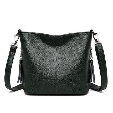 Women's Leather Crossbody Bag - Wnkrs