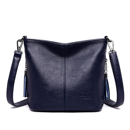 Women's Leather Crossbody Bag - Wnkrs