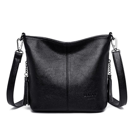 Women's Leather Crossbody Bag - Wnkrs