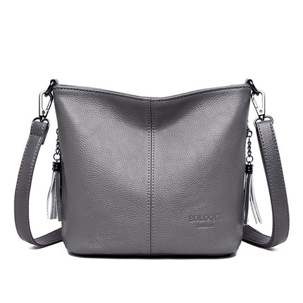 Women's Leather Crossbody Bag - Wnkrs