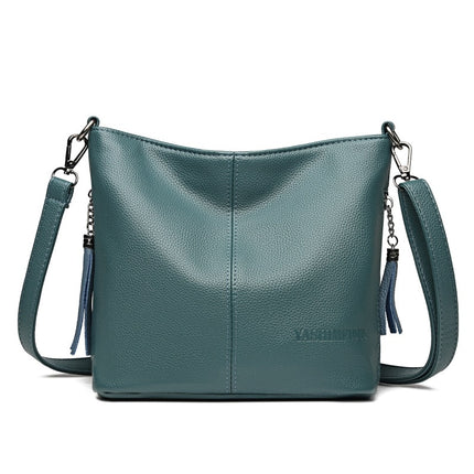 Women's Leather Crossbody Bag - Wnkrs