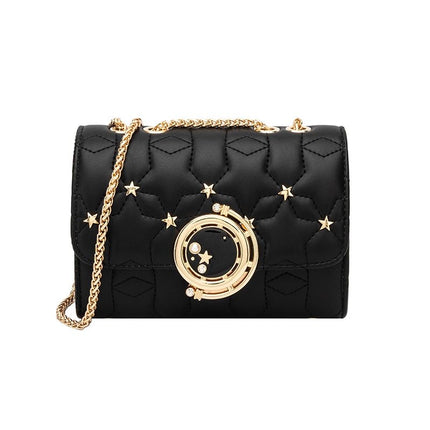 Leather Shoulder Bags With Stars - Wnkrs