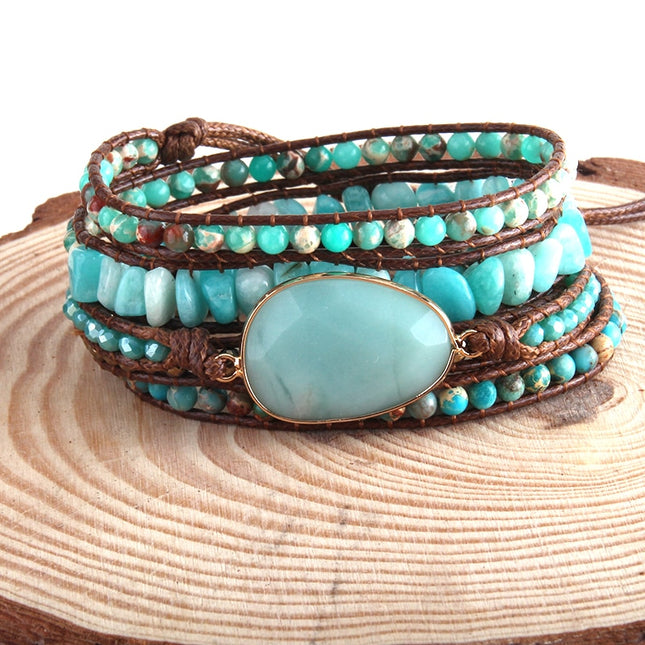 Bohemian Bracelet with Mixed Natural Stones - Wnkrs