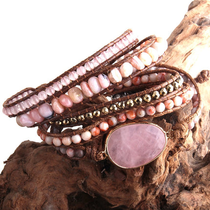 Bohemian Bracelet with Mixed Natural Stones - Wnkrs