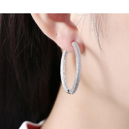 Women's 925 Sterling Silver Hoop Earrings - wnkrs