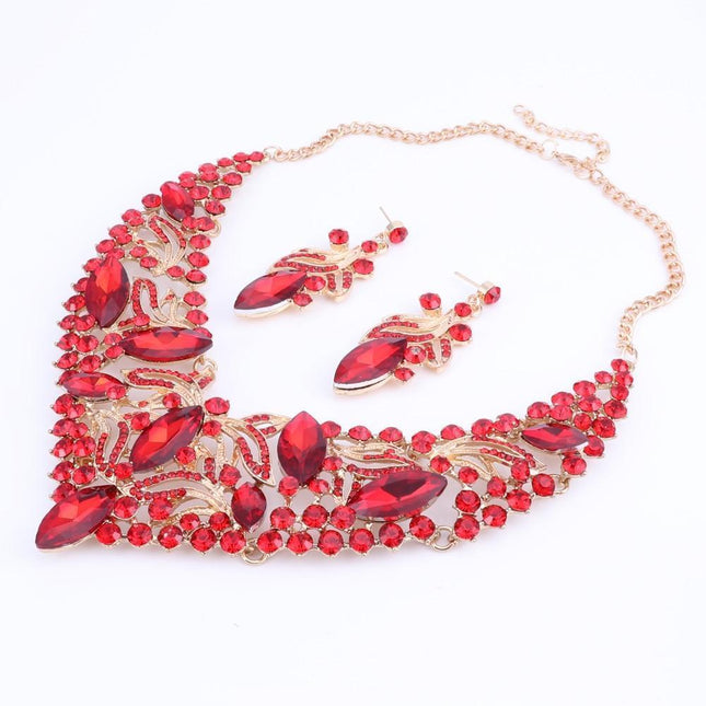 Fashion Rhinestone Crystal Jewelry Set - Wnkrs