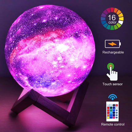 Rechargeable Starry Moon Lamp - Wnkrs