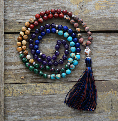 Natural Stone Chakra Necklace - wnkrs