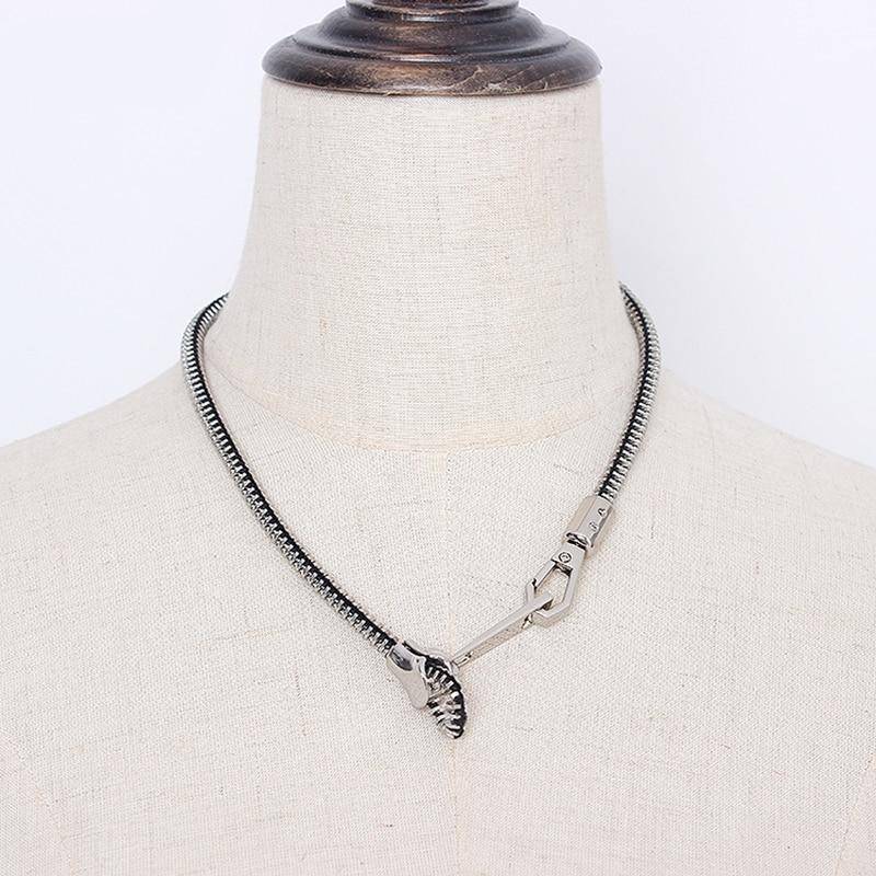 Women's Zipper Chain Necklace