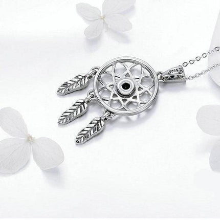 Vintage Dream Catcher Necklace Pendant for Women - wnkrs