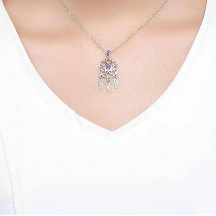 Vintage Dream Catcher Necklace Pendant for Women - wnkrs