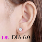 6 mm-0-24 pouces-10k / or blanc