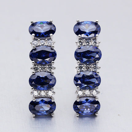 Elegant Blue Stone Earrings - Wnkrs