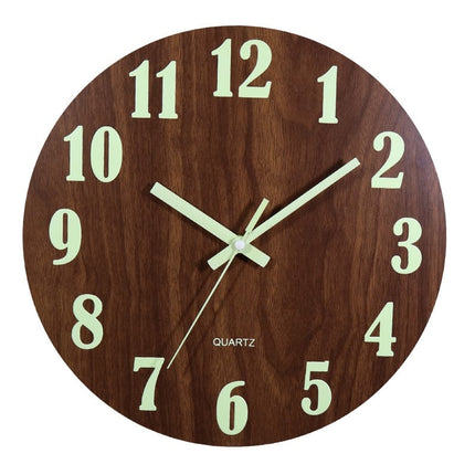 Luminous Wooden Wall Clock - wnkrs